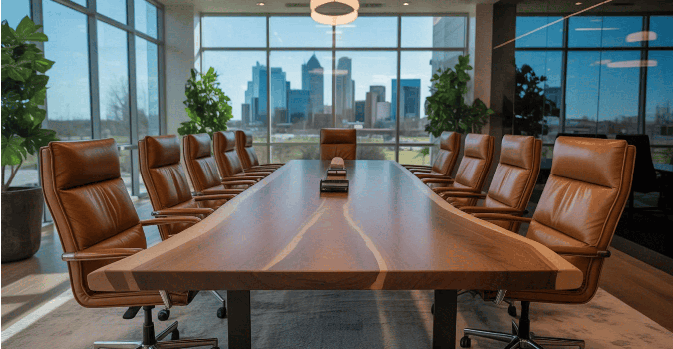 Live-Edge Conference Table for Southlake Offices featured image