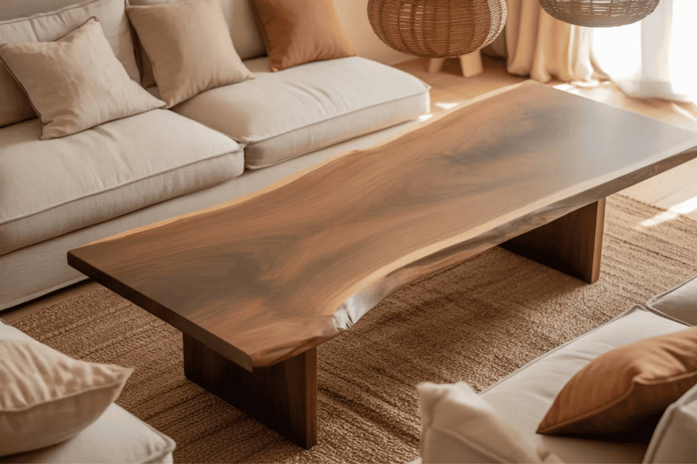 Interior Color Palettes That Pair Beautifully with Live-Edge Wood image