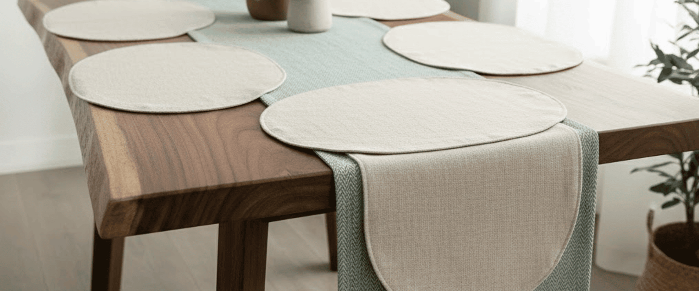 The Runner That Works on Live Edge: Textile Selection Guide image