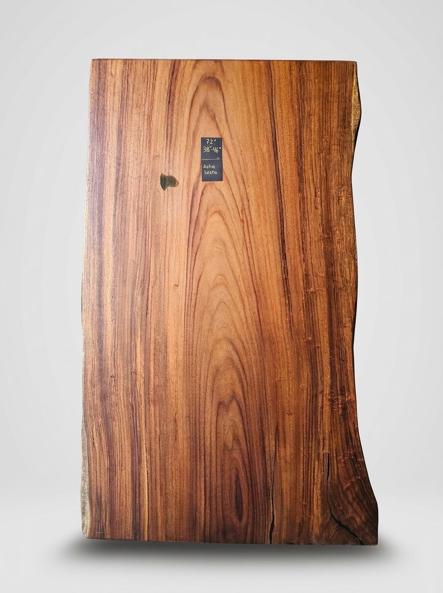 Aelia Sexta — 72" Live Edge Dining Slab raw wood slab at MORUXO.