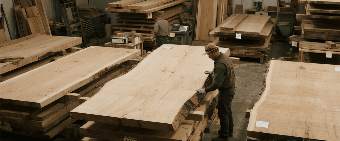 Choosing Maple for Your Live Edge Table image