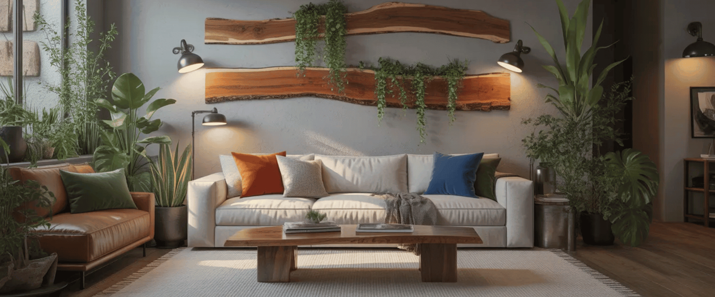 South Congress Design Aesthetic: Pairing Live Edge with Industrial Fixtures image