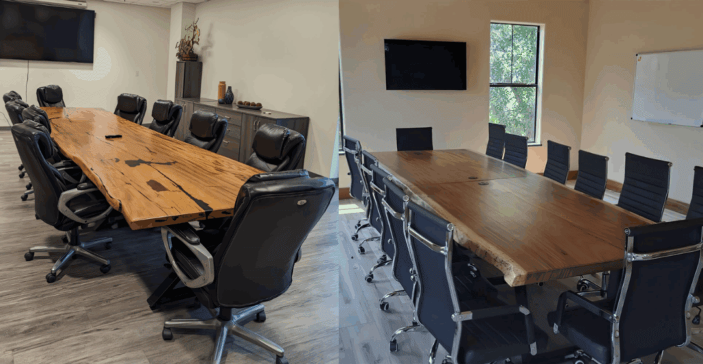 Live-Edge Conference Table for Southlake Offices image