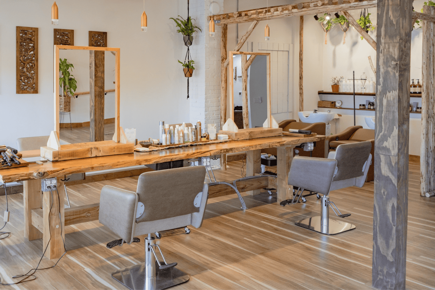 Live-Edge Tables In Commercial Interiors image