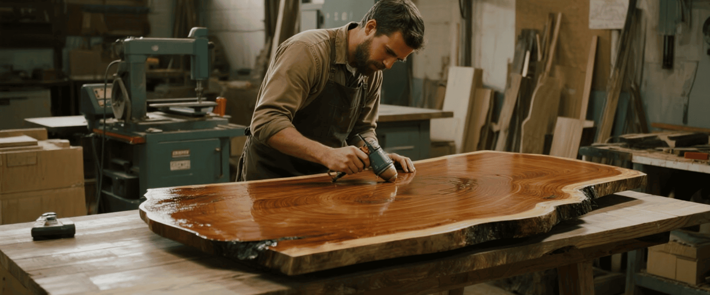 How Does Direct Sunlight Damage Live-Edge Tables? image