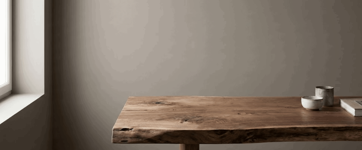 How to Bring Natural Wood Warmth into Monochromatic Rooms image