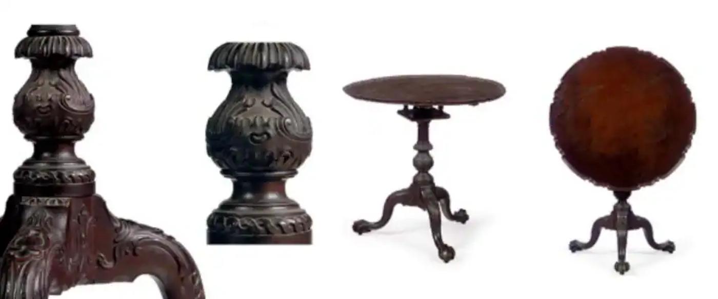 THE-FISHER-FOX-FAMILY-CHIPPENDALE-CARVED-MAHOGANY-TEA-TABLE