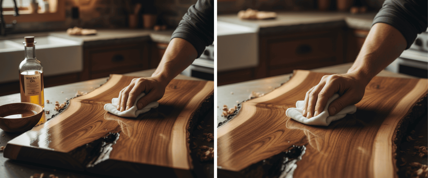 What Are Food-Safe Finishes for Live-Edge Kitchen Islands? image