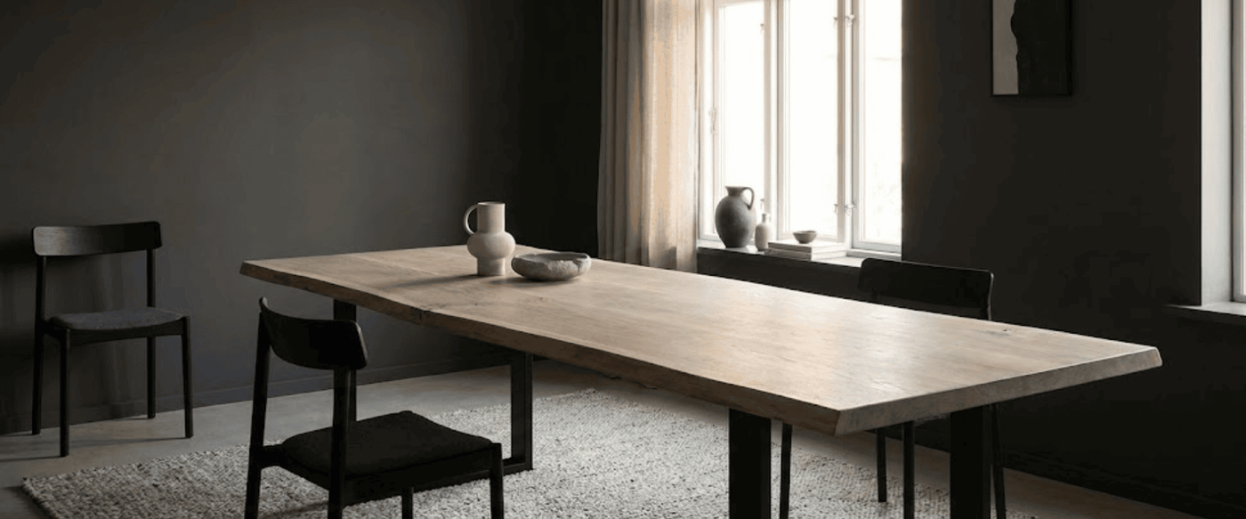 Choosing the Best Wood Slabs for Dark Interiors image