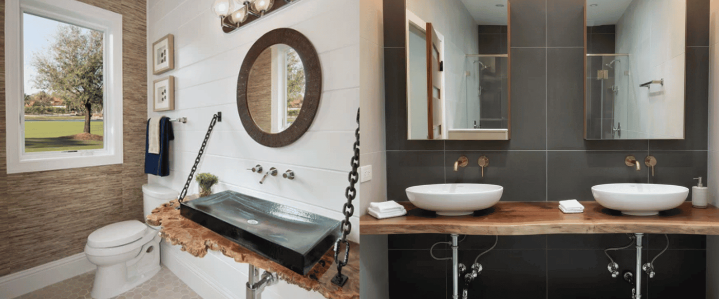 How to Incorporate Live-Edge in Bathroom Vanity Designs? image