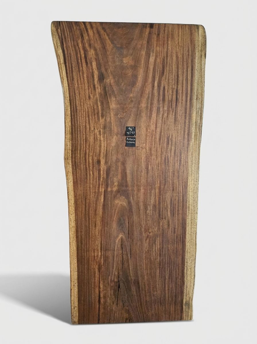 Antonia Octavia — 96" Live Edge Dining Slab raw wood slab at MORUXO.