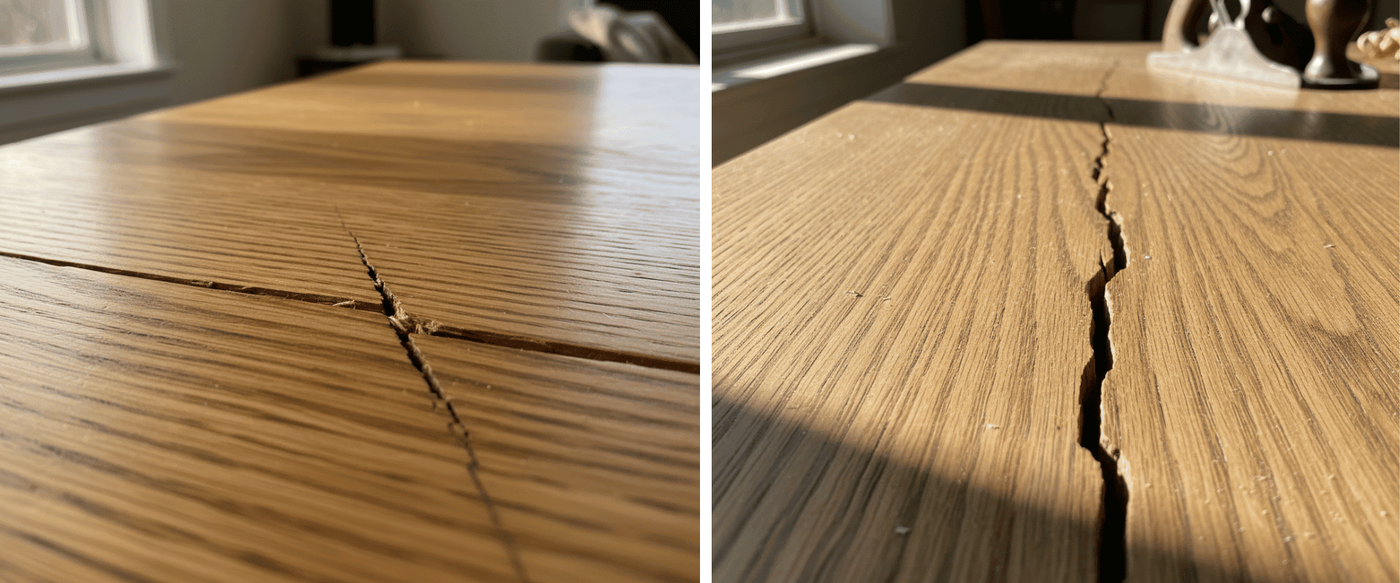 Cross-Grain vs End-Grain Cracking: What Normal in Your Table image
