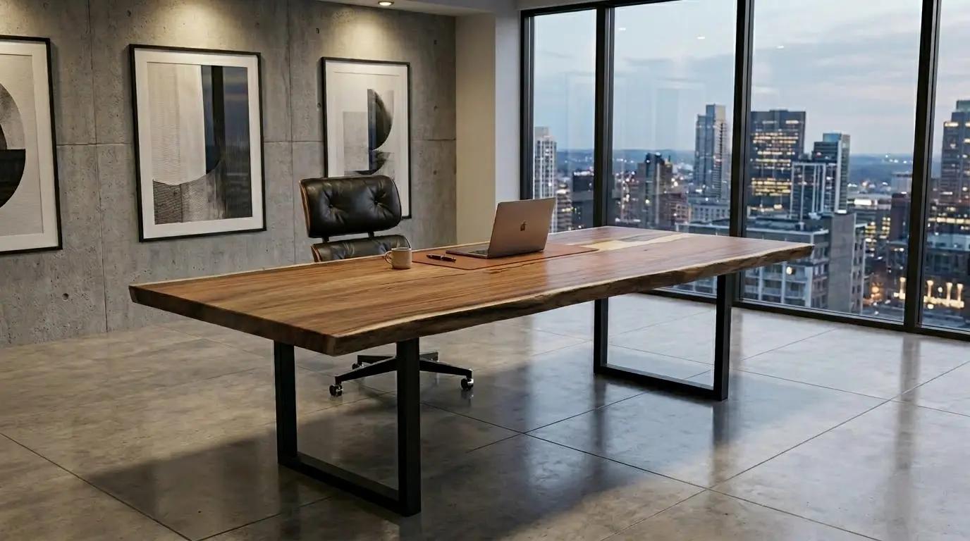 Live Edge Conference Table Austin