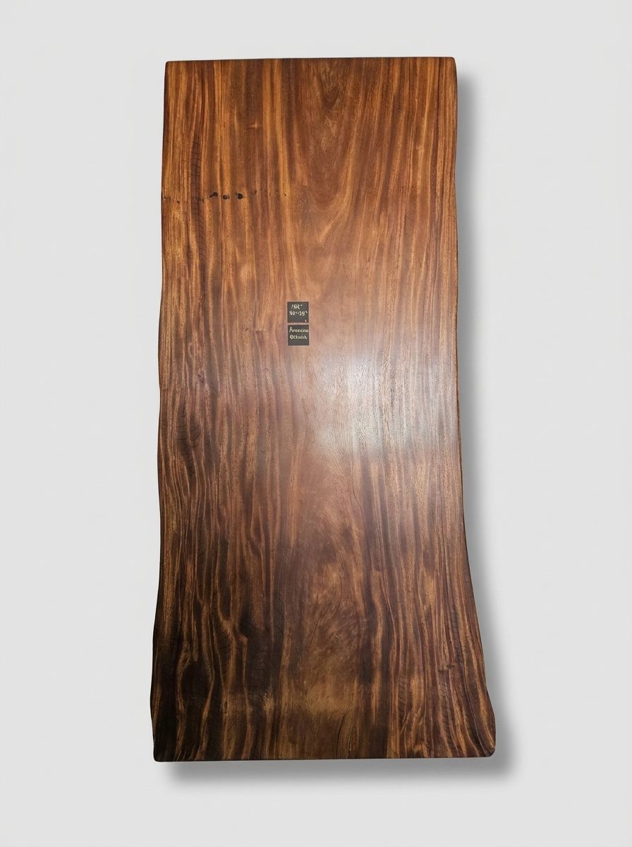 Amanda Octavia — 102" Live Edge Dining Slab raw wood slab at MORUXO.