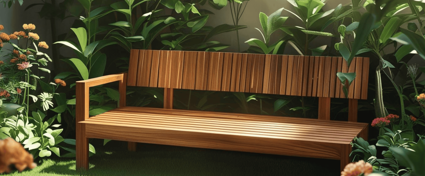 Live-Edge Furniture Ideas for Garden Seating & Benches image
