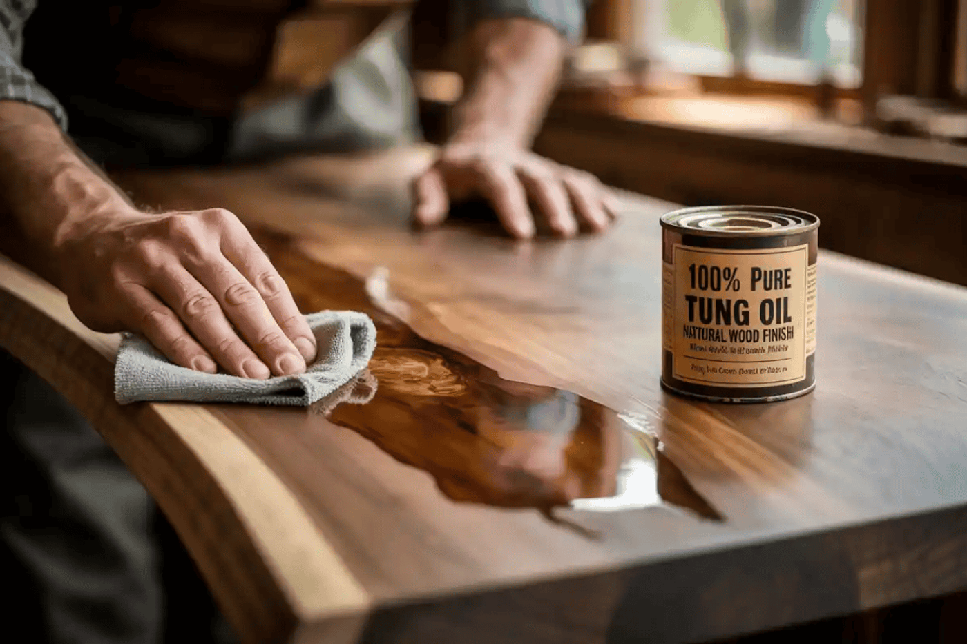 Best Finishes For Live Edge Tables In Houston image