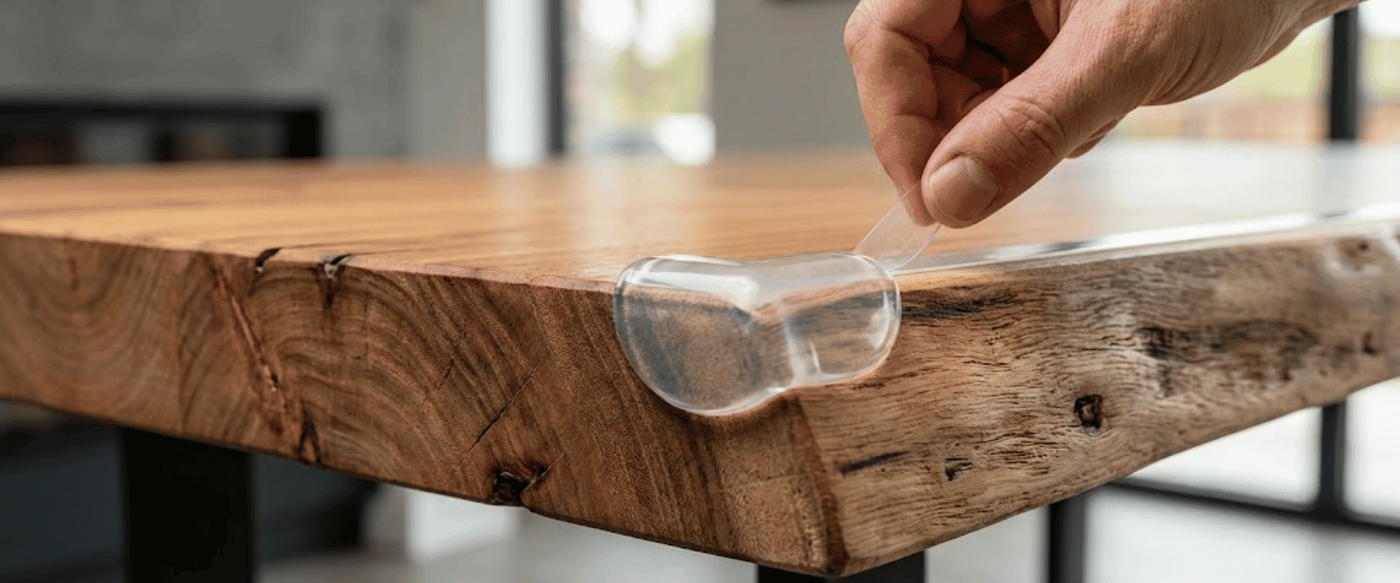 How to Child-Proof a Live Edge Dining Table Without Ruining the Look image