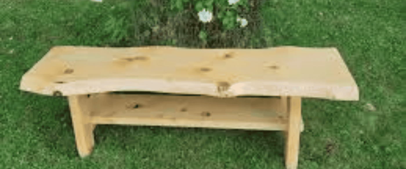 Live-Edge Furniture Ideas for Garden Seating & Benches image