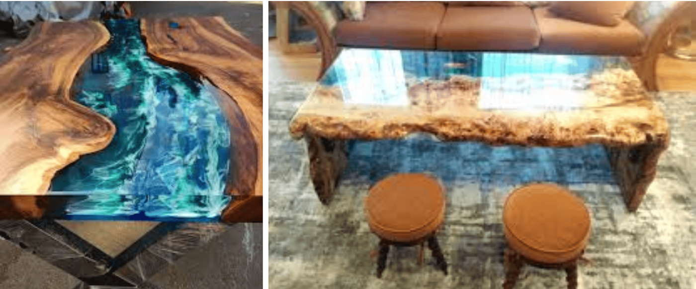 Live-Edge Epoxy Table Design Trends for 2025 image