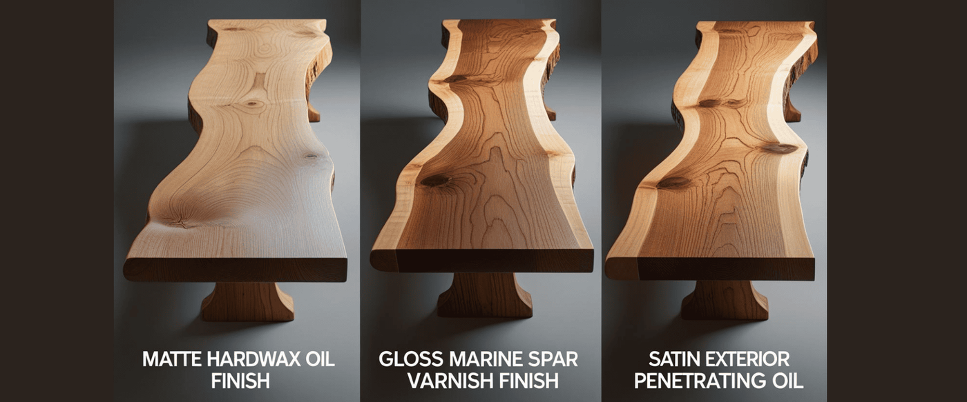 Indoor vs Outdoor Live Edge Bench Choices image