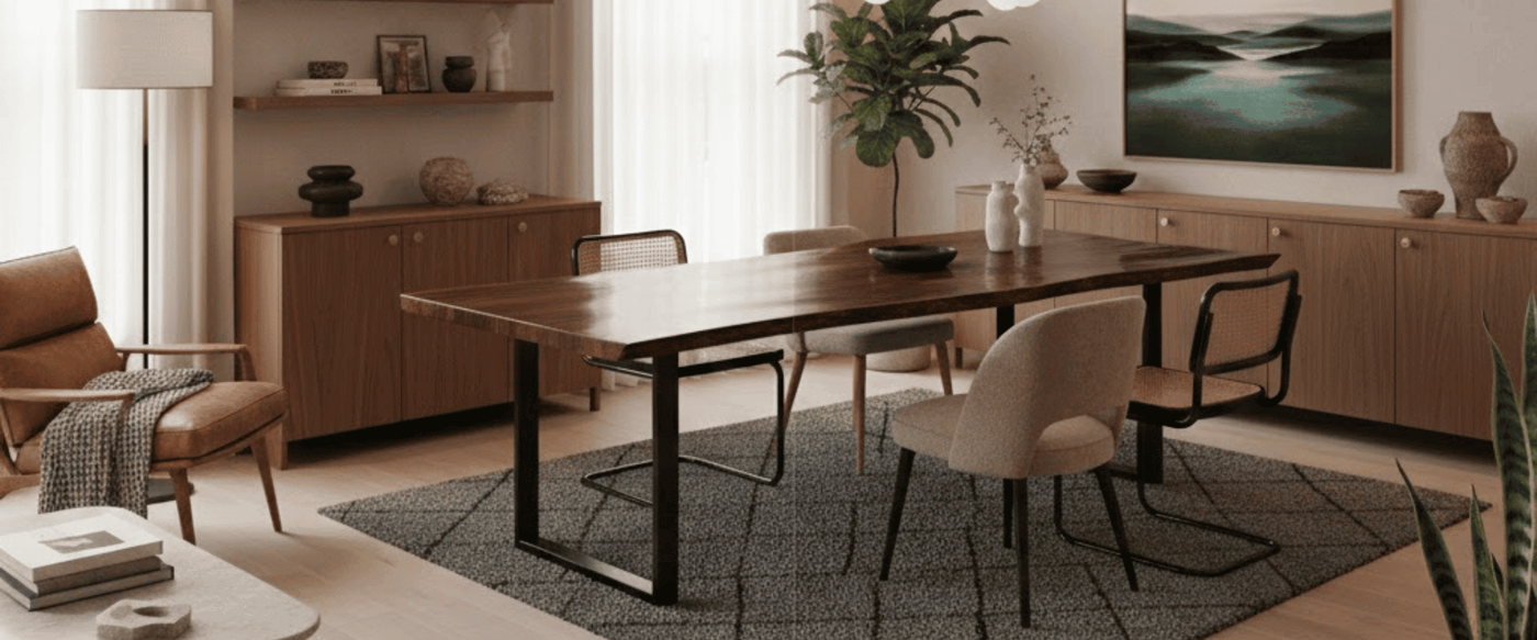 Mixing Wood Tones: Your Table with Existing Cabinets image