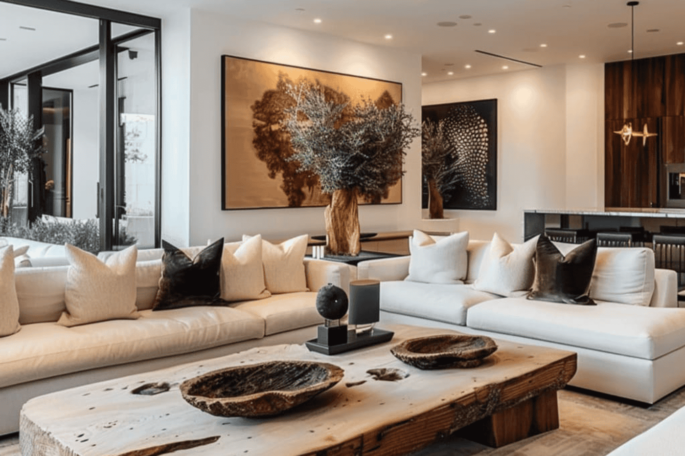 Interior Color Palettes That Pair Beautifully with Live-Edge Wood image