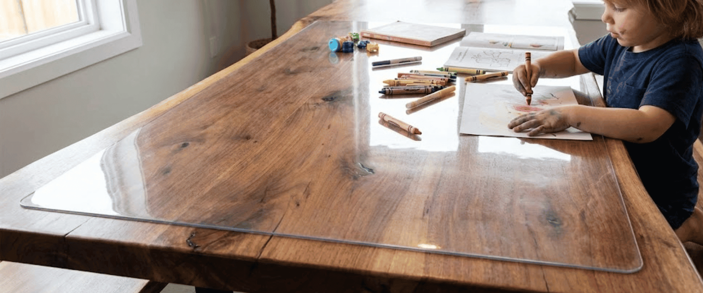 How to Child-Proof a Live Edge Dining Table Without Ruining the Look image