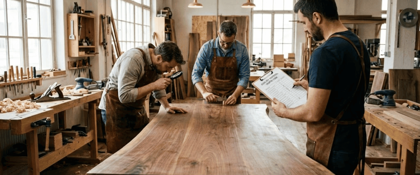 Quality Control Checklist: 27 Points Before a Table Ships image