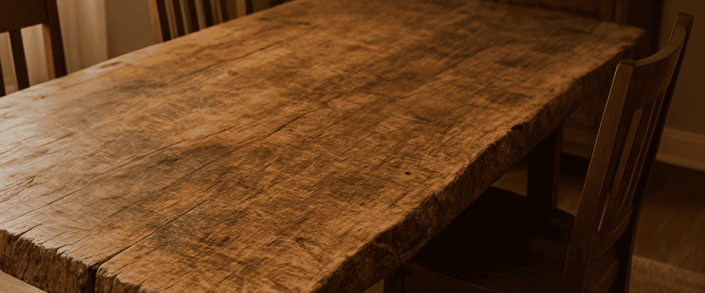 What to Do When Your Live-Edge Table Gets a Scratch or Heat Mark image