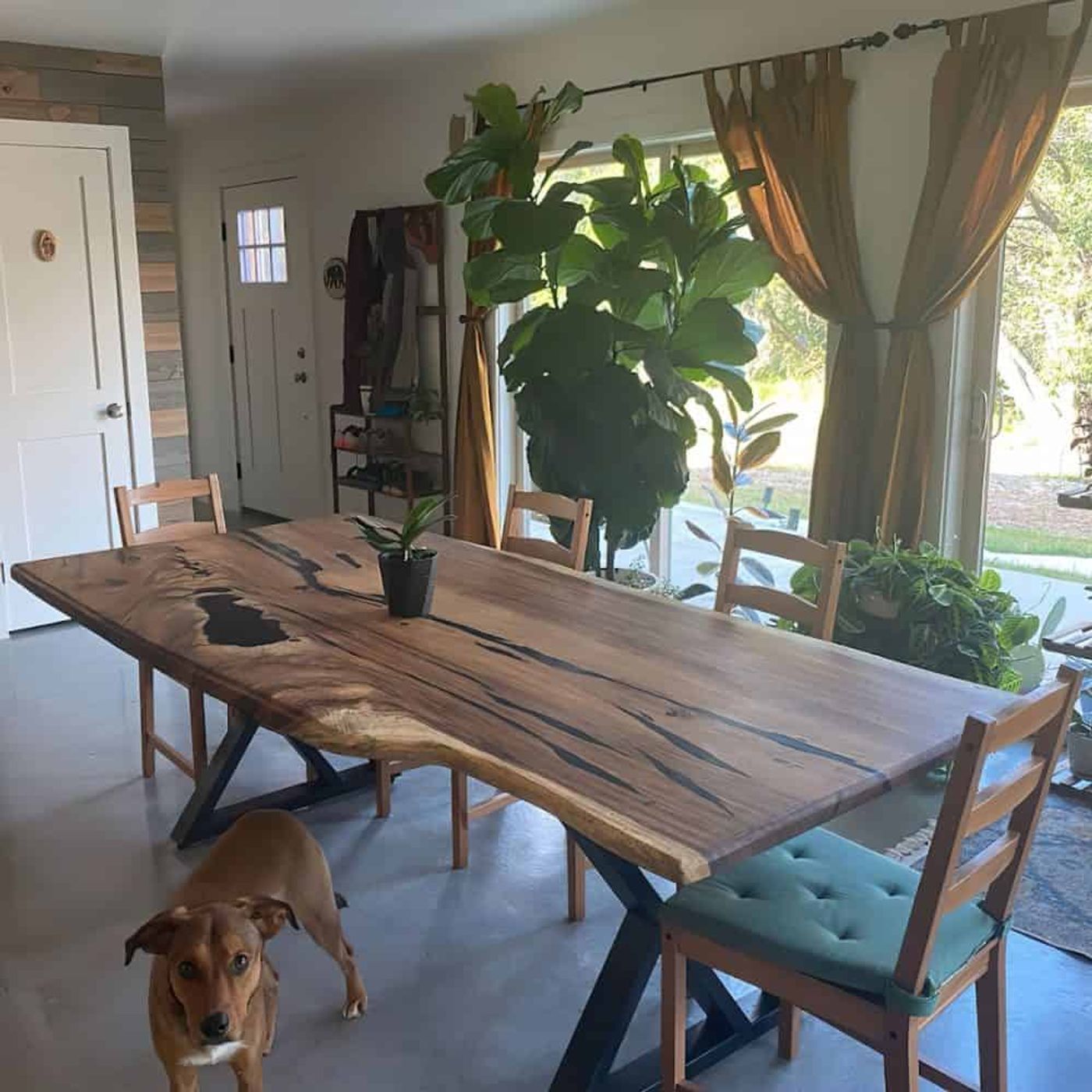 Black Epoxy Table