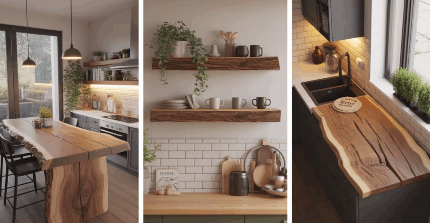 Should You Use Live-Edge Wood in Kitchen? image