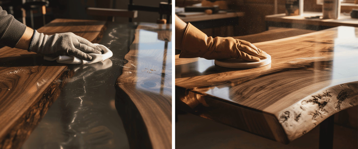 How Many Coats of Finish Do Live-Edge Tables Actually Need? image