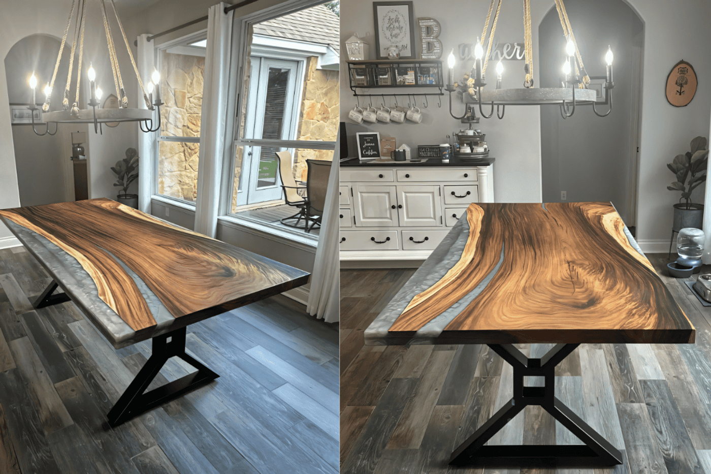 Live Edge Tables vs. Epoxy Tables image