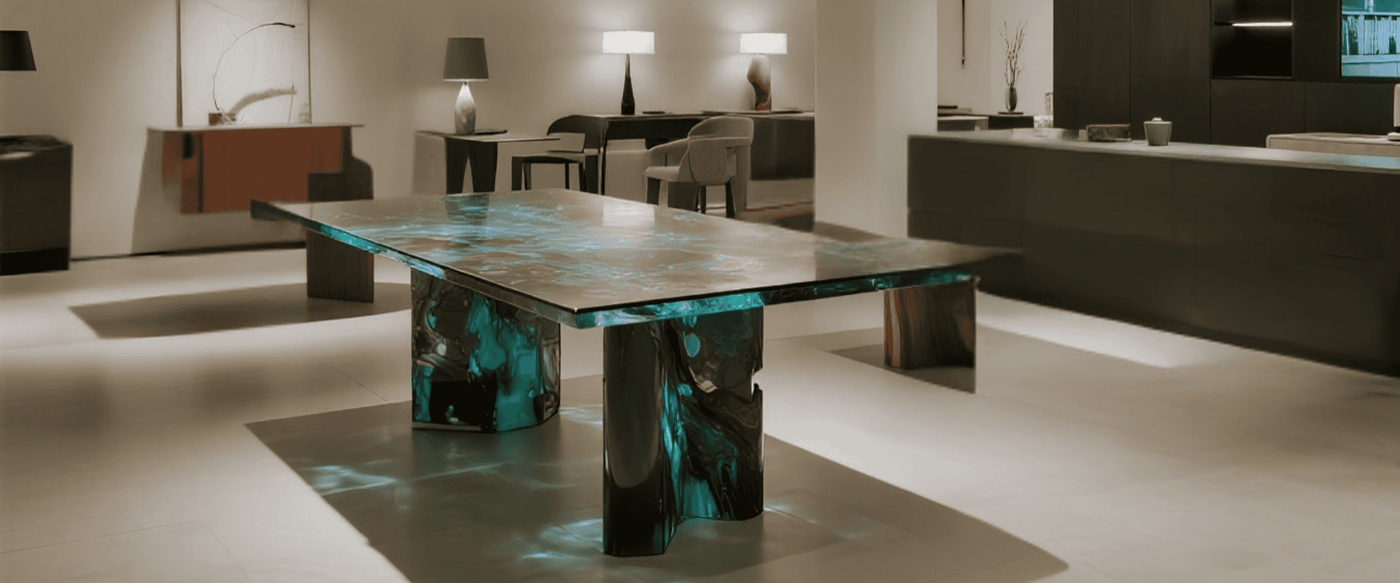 Live-Edge Epoxy Table Design Trends for 2025 image