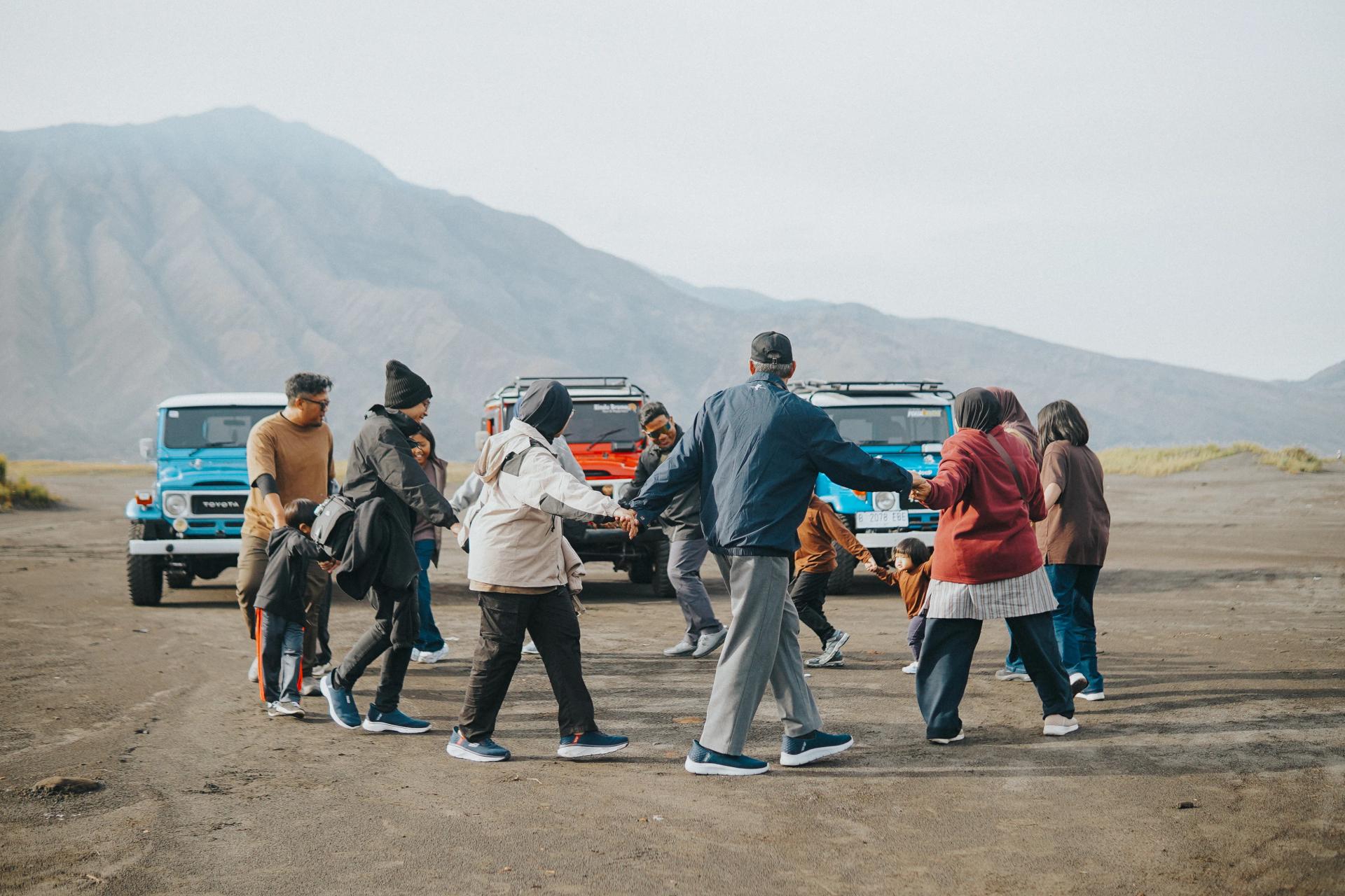 Couple hiking