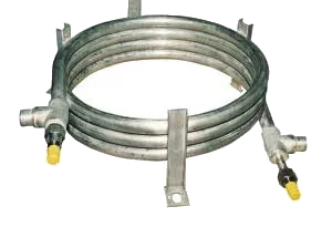 Koaxial-Wärmetauscher der Baureihe KO von ETS.