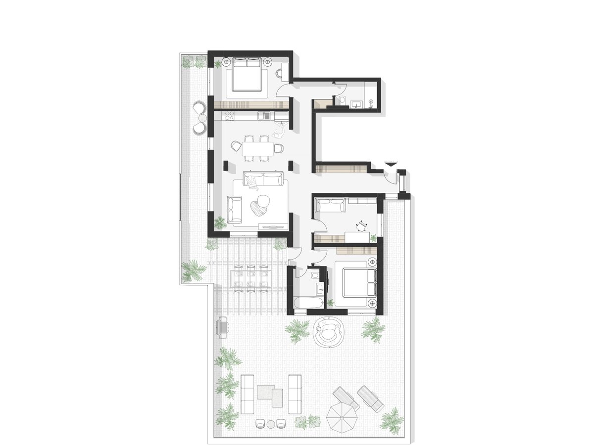 Plan apartament Ap 24
