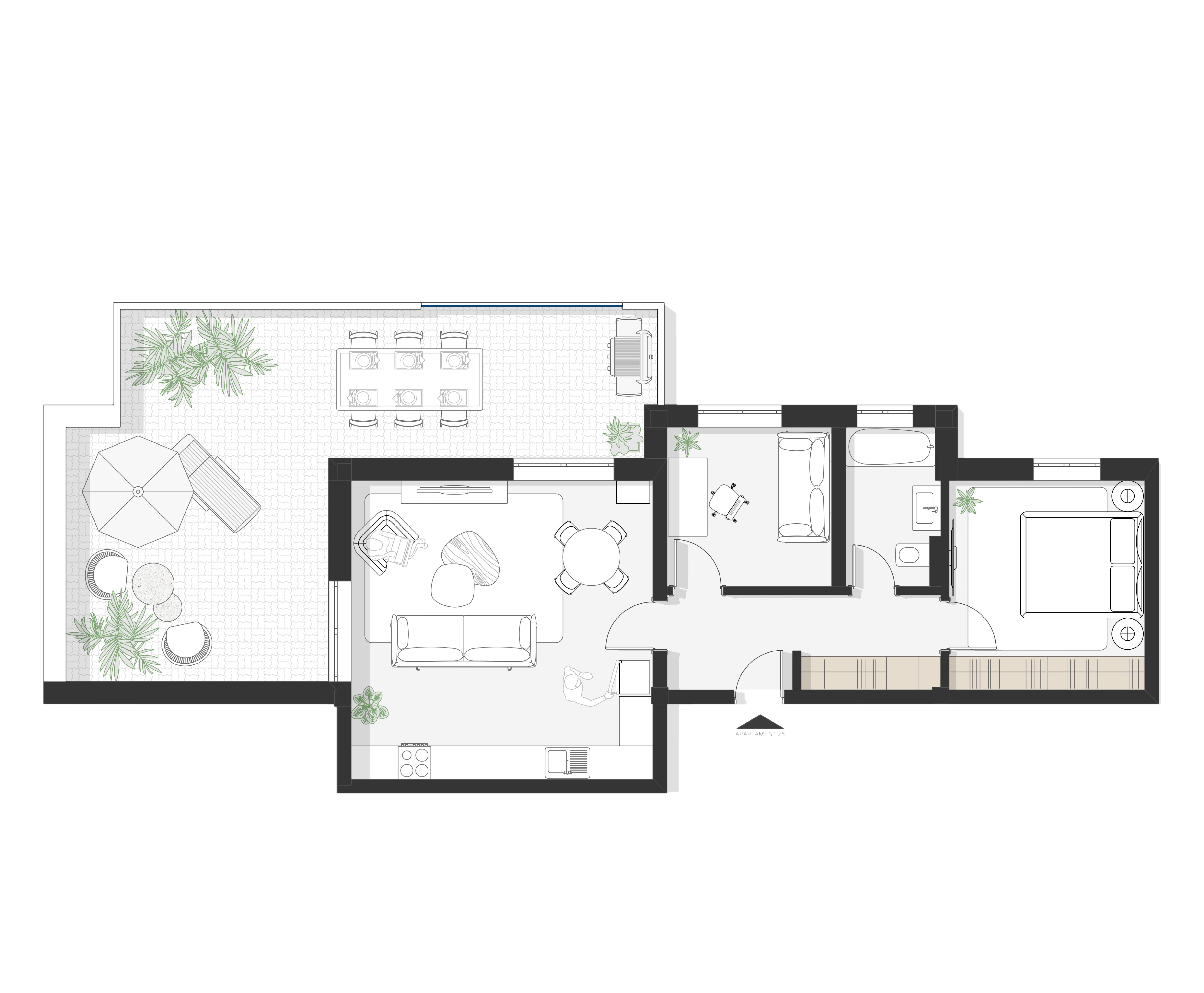 Plan apartament Ap 25