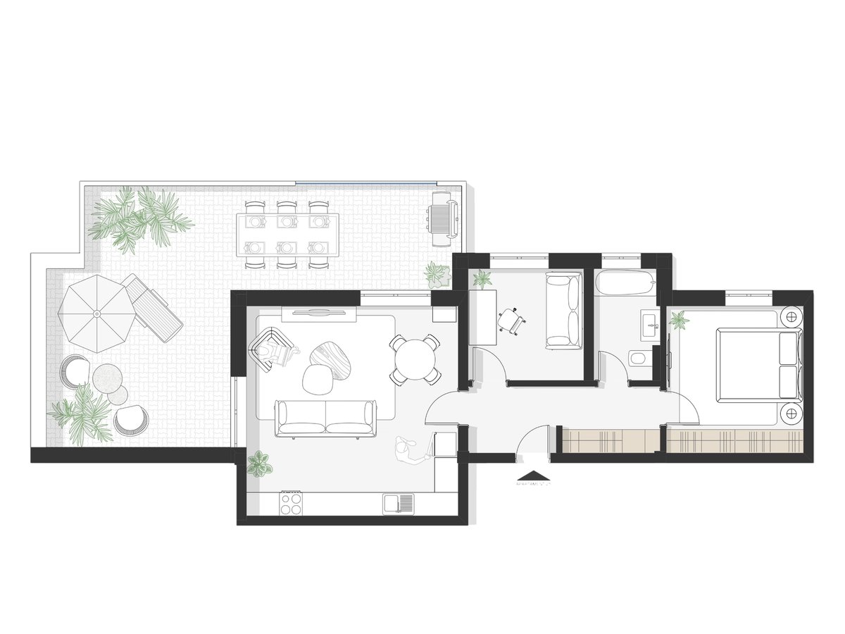 Plan apartament Ap 25