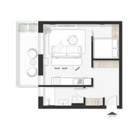 Imagine 1 apartament Ap 22