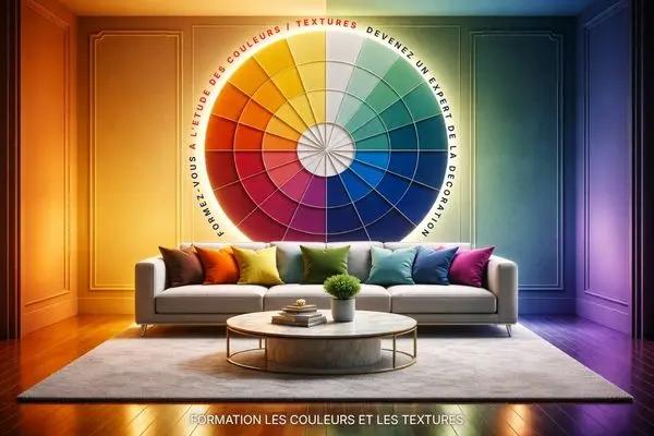 Formation Décoration intérieur - Sur Mesure – Débutant - La Couleur en Décoration – 4 h