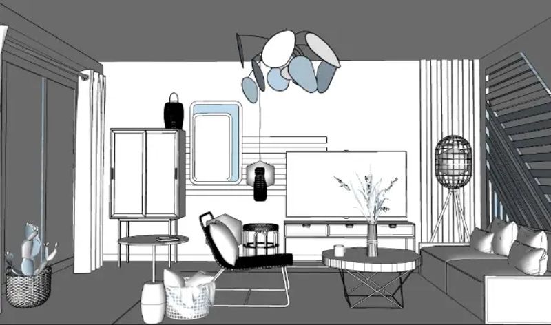 Formation SketchUp – En groupe – Modélisation 3D – 21 h — réalisation 1
