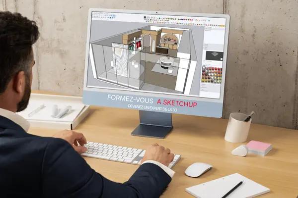 Formation SketchUp – Intermédiaire/Expert - Modélisation 3D – 15h (CPF)