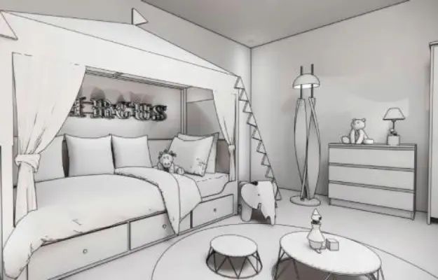 Formation SketchUp – Débutant – Modélisation 3D – 21 h — réalisation 1