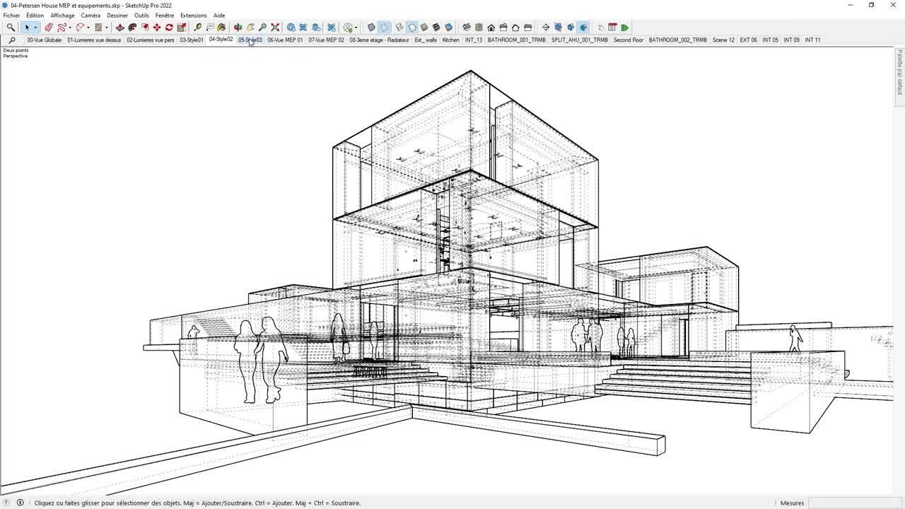 Formation SketchUp / LayOut — Chiffrage et présentation pour artisans — réalisation 2