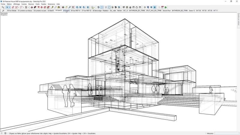 Formation SketchUp / LayOut — Chiffrage et présentation pour artisans — réalisation 2