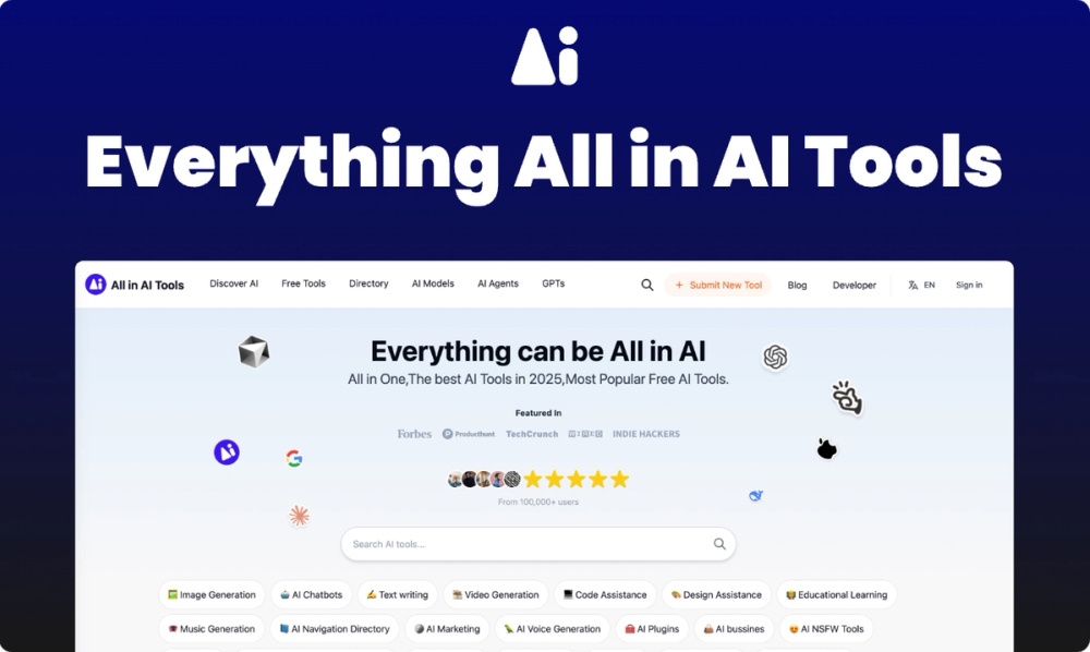 image of All in AI Tools