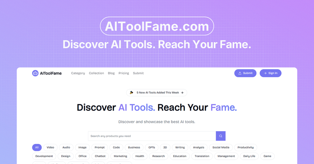 image of AIToolFame