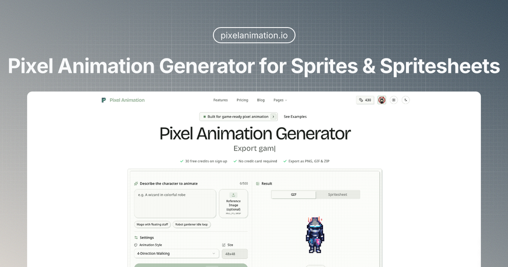 image of Pixel Animation