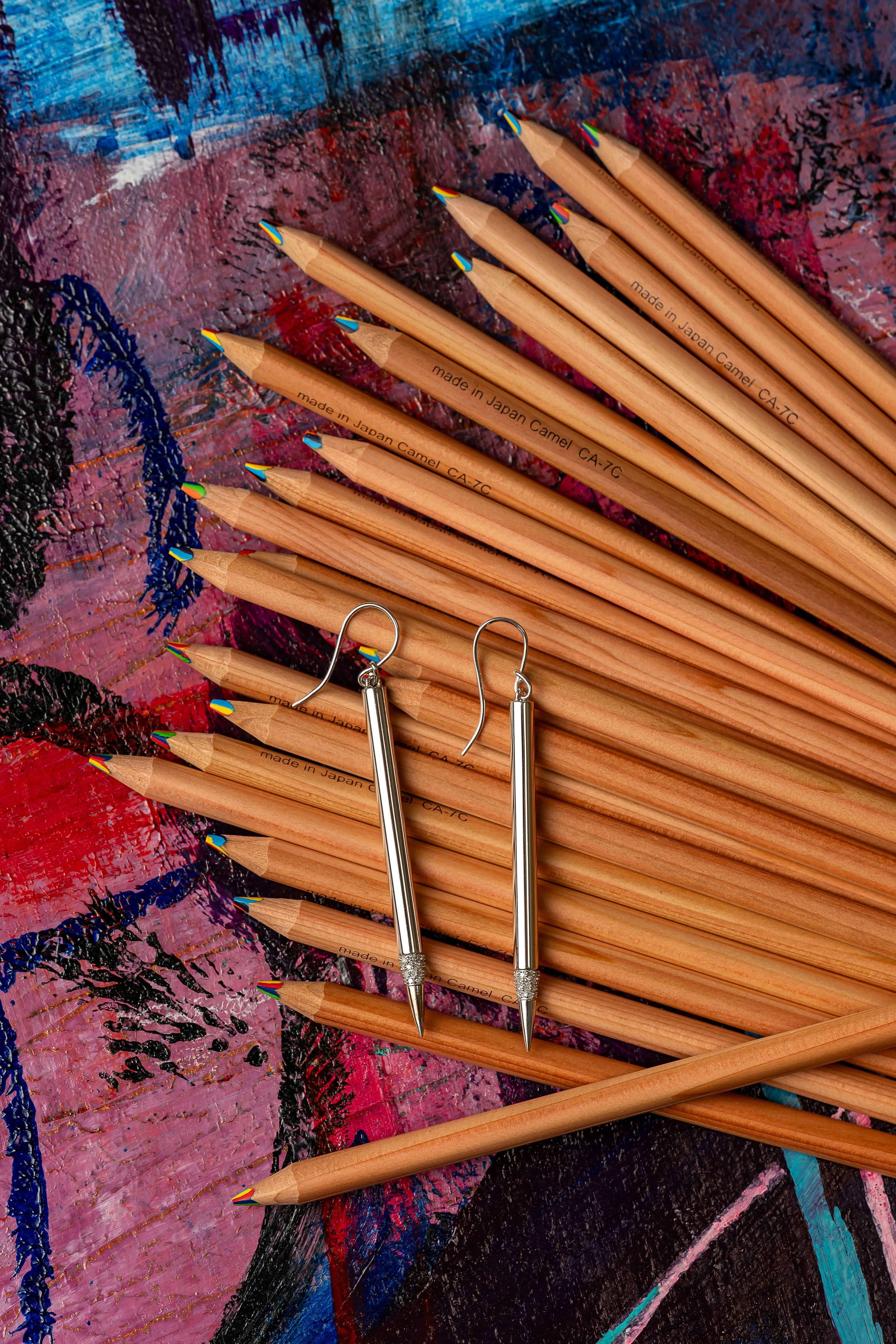 Brady Legler pencil earring
